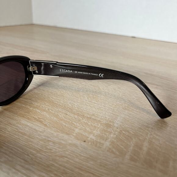 Escada E1114 E779 Vintage Sunglasses FRAMES ONLY Glitter Brown 52-17-140 main image 7